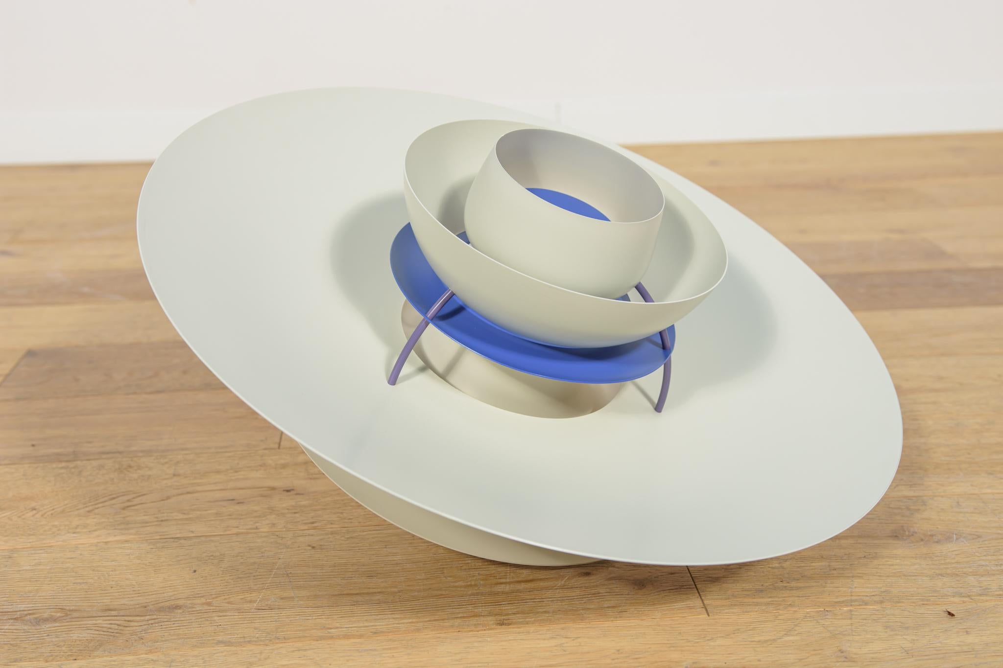 Alluminio Lampada a sospensione PH5 di Poul Henningsen per Louis Poulsen, Danimarca, metà secolo. in vendita