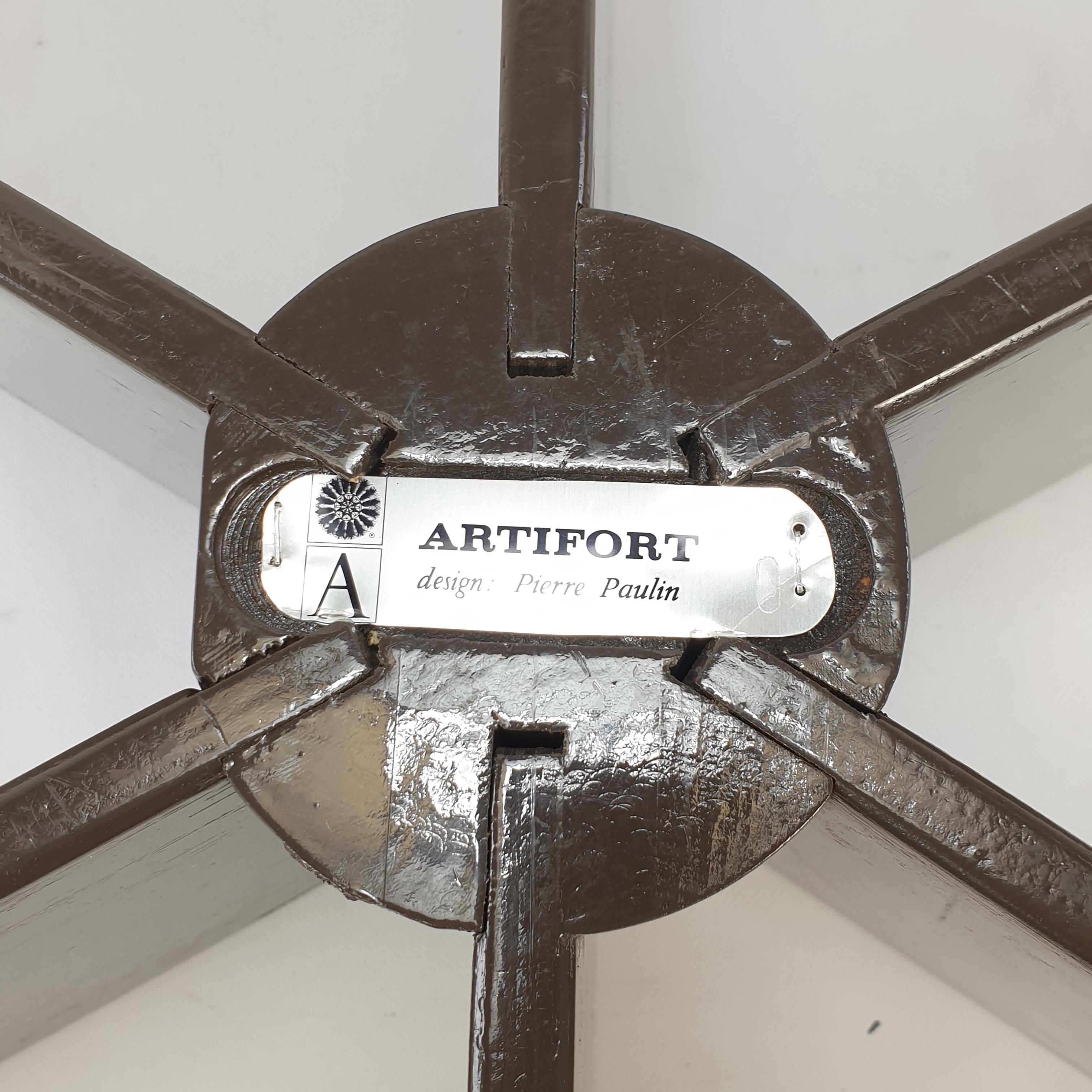 Table basse araignée modèle T878 du milieu du siècle dernier de Pierre Paulin pour Artifort, années 1960 en vente 12