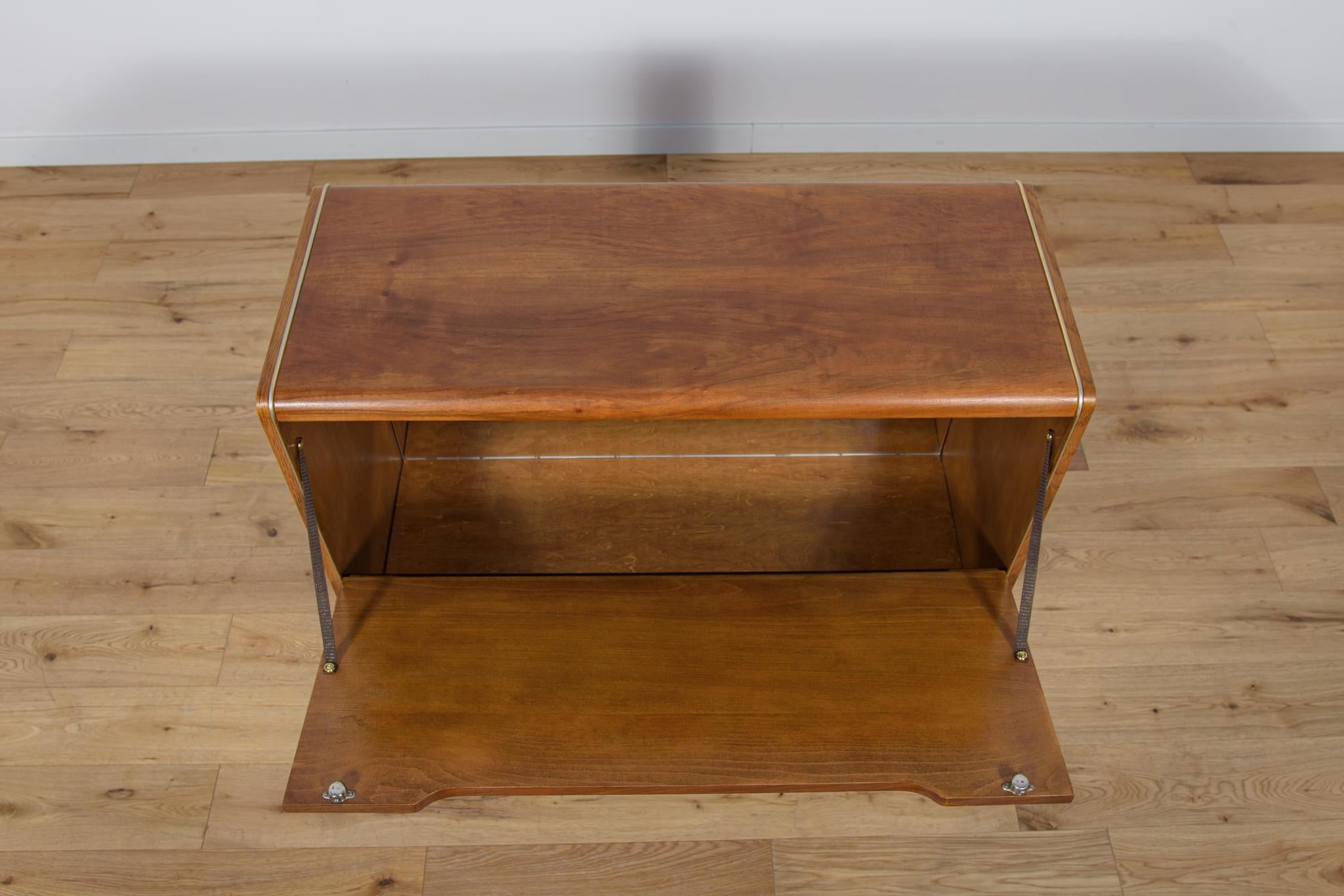 Woodwork Mid-Century Model U391 Bar Cabinet by Bohumil Landsman for Jitona, 1960s For Sale