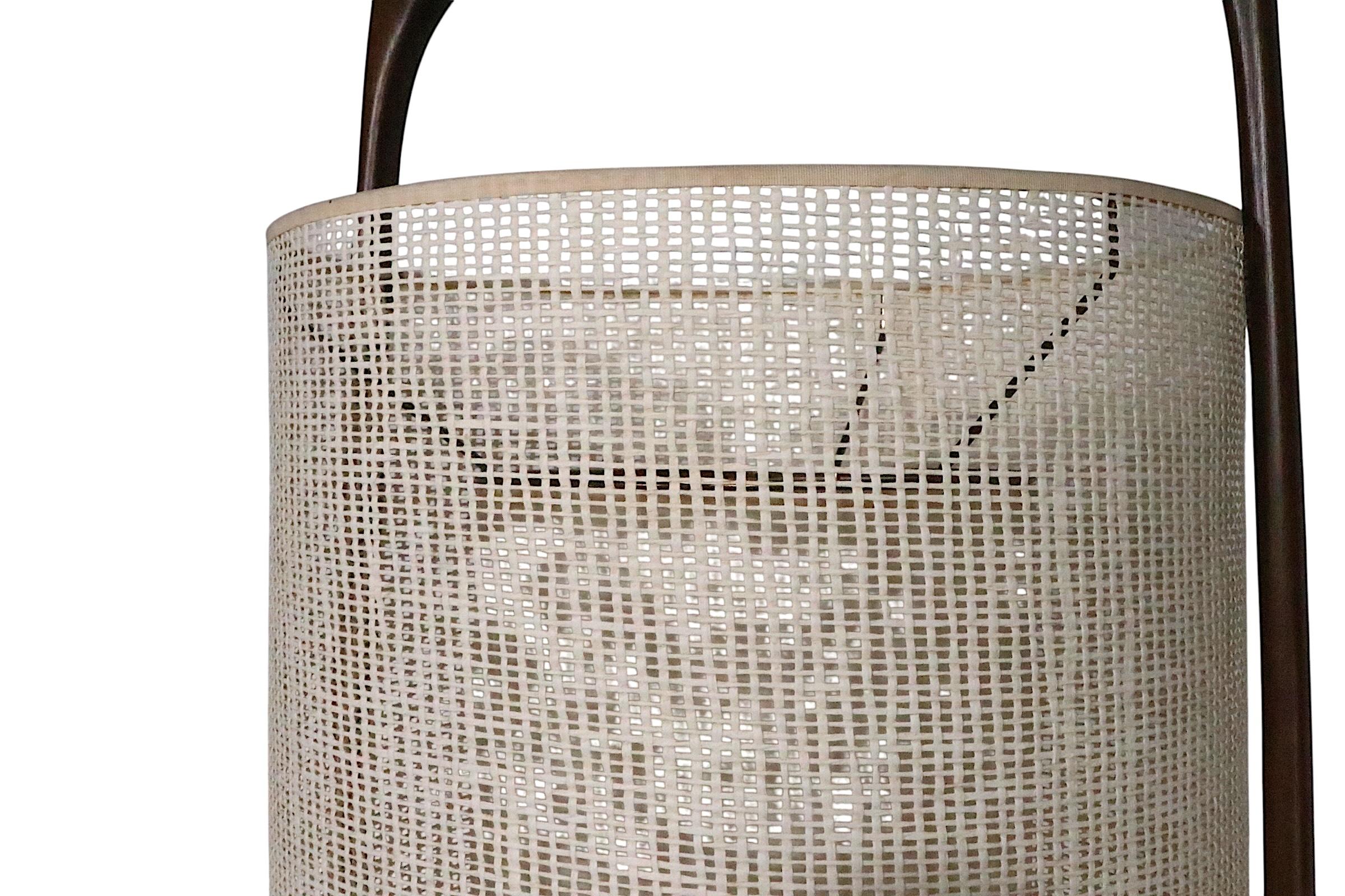 Mid Century Modeline Table Lamp Designed by Arthur Jacobs c 1950's For Sale 2