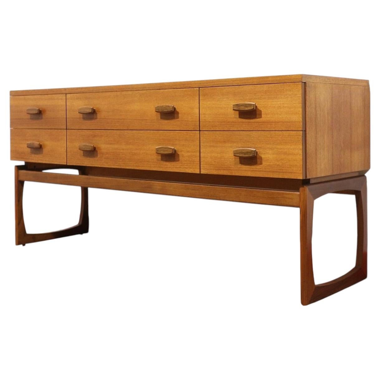 Vintage-Kommode aus Teakholz im Mid-Century-Moden-Stil von G-Plan Quadrille