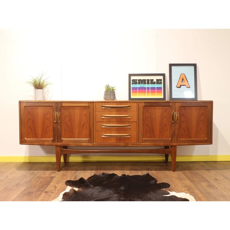 MidCentury Moden Vintage Teak Fresco Sideboard Credenza by G Plan
