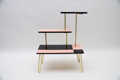 Mid-Century Modern Brass Tubular Steel Étagère / Flower Stand, 1950s/60s