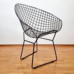 Mid Century Moder Diamond Chair Designed by Harry Bertoia, Italy 90s