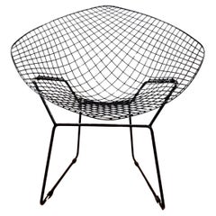 Mid Century Moder Diamond Chair Designed by Harry Bertoia, Italy 90s