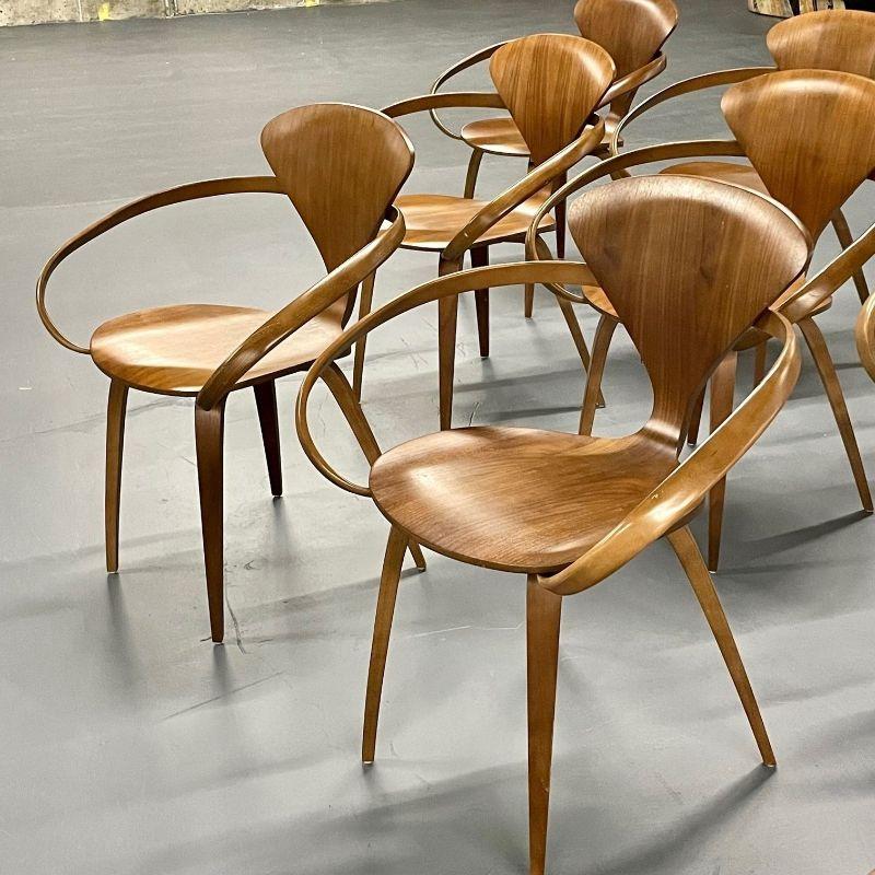 American Mid-Century Modern 10 Pretzel Dining Chairs by Norman Cherner for Plycraft