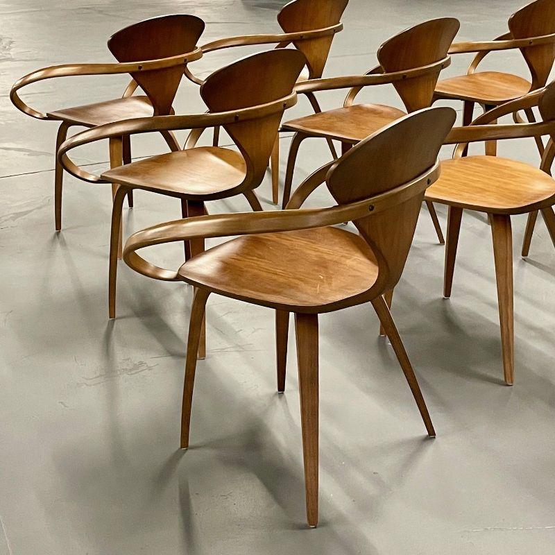 Mid-20th Century Mid-Century Modern 10 Pretzel Dining Chairs by Norman Cherner for Plycraft