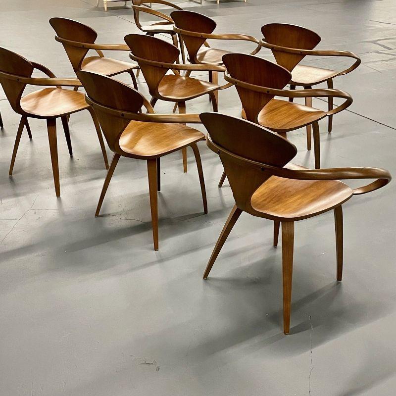 Plywood Mid-Century Modern 10 Pretzel Dining Chairs by Norman Cherner for Plycraft