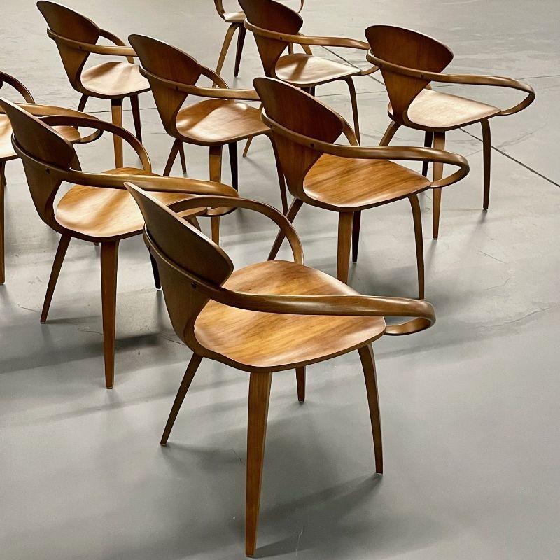 Mid-Century Modern 10 Pretzel Dining Chairs by Norman Cherner for Plycraft 1