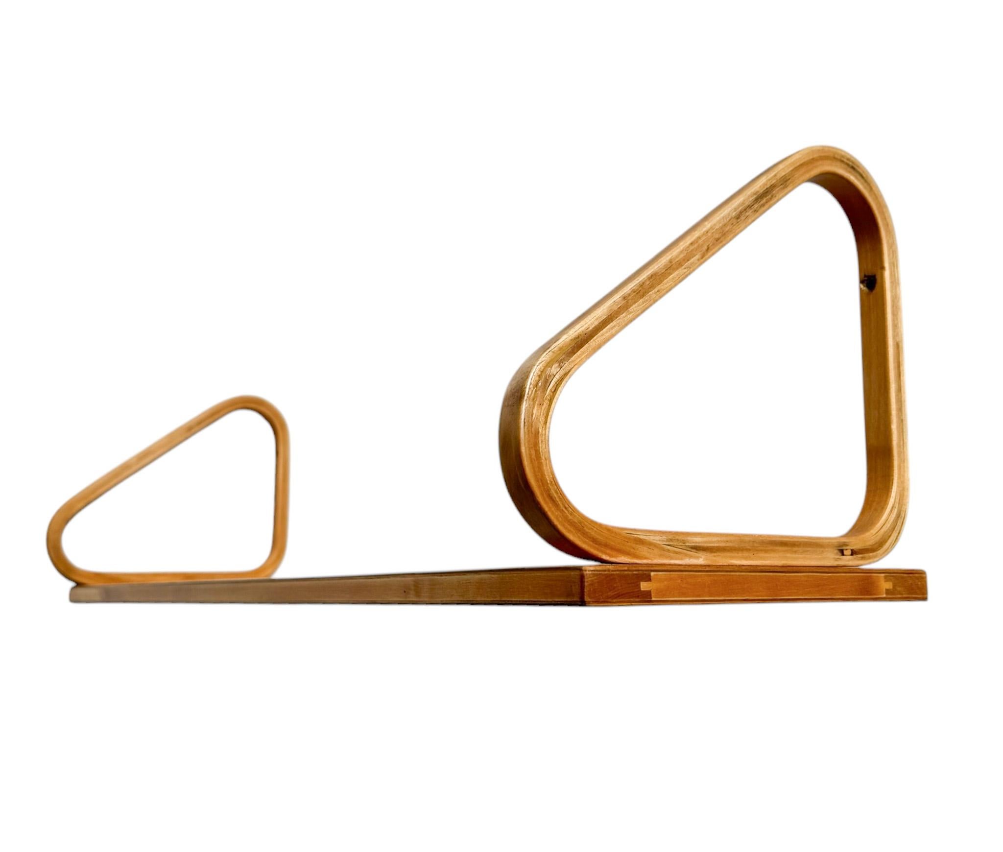 Scaffale da parete 112B di Alvar Aalto per Artek, anni 1950/1960, stile Mid-Century Modern In condizioni buone in vendita a Amsterdam, NL