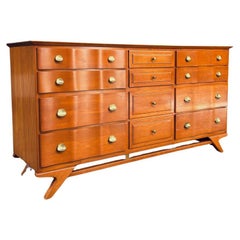 Vintage Mid-Century Modern 12-Drawer Dresser by Kling Furniture