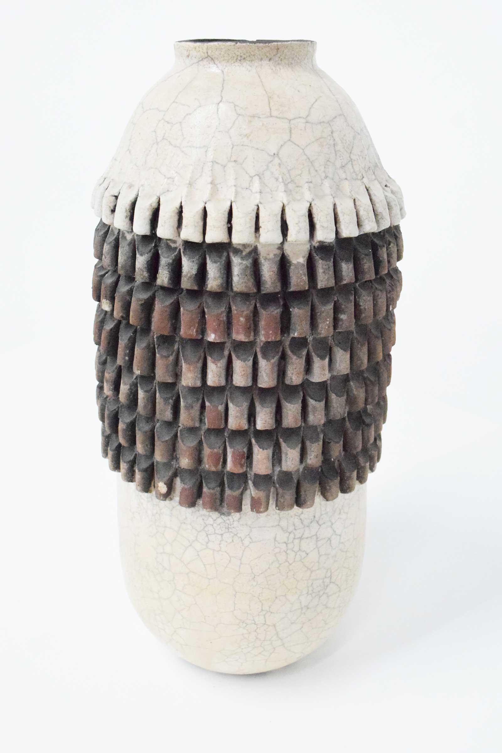 Mid-Century moderno Vaso in ceramica Studio A di metà secolo
