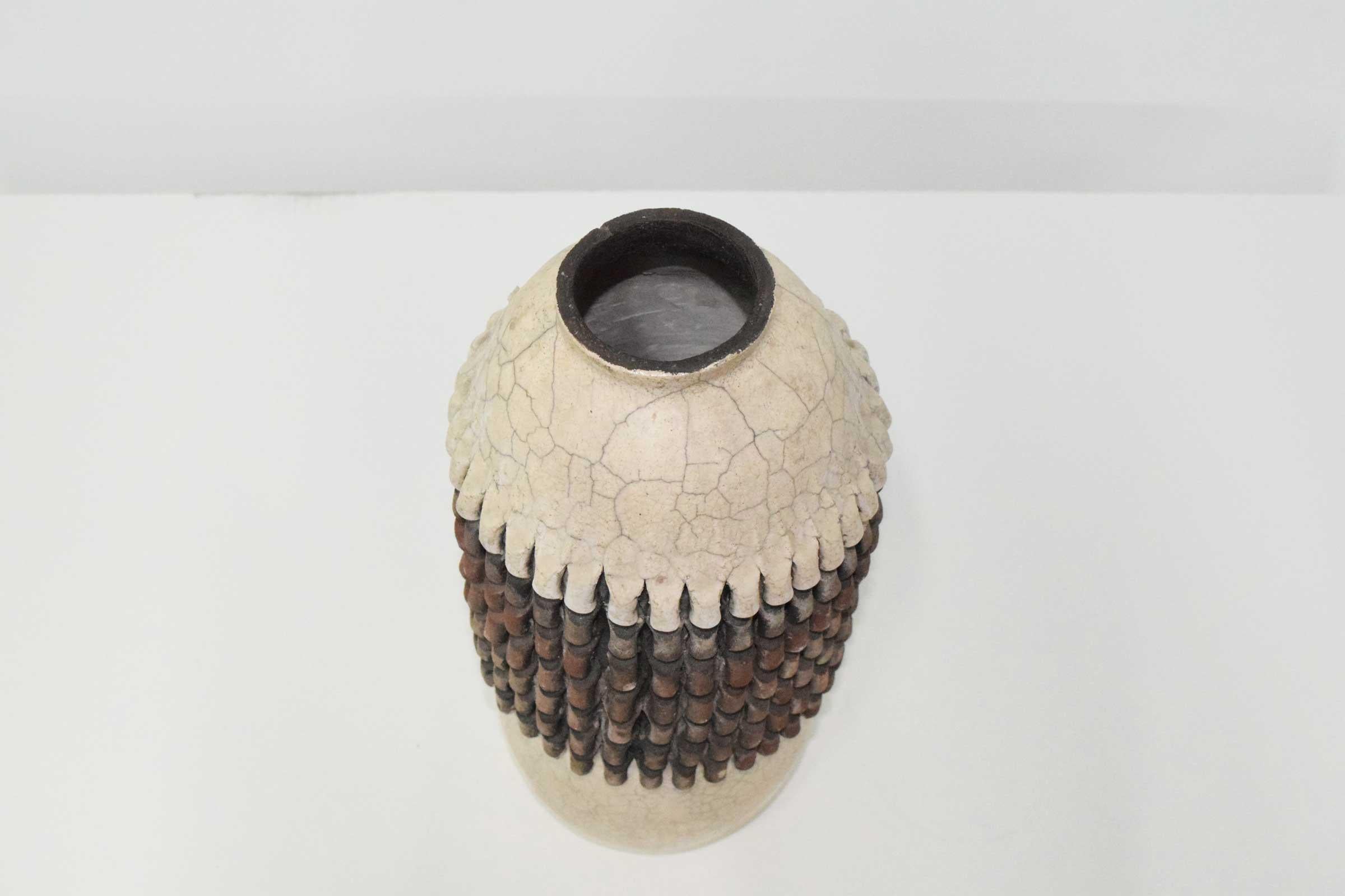 Mid-Century Modern Studio Ceramic Vase For Sale 1