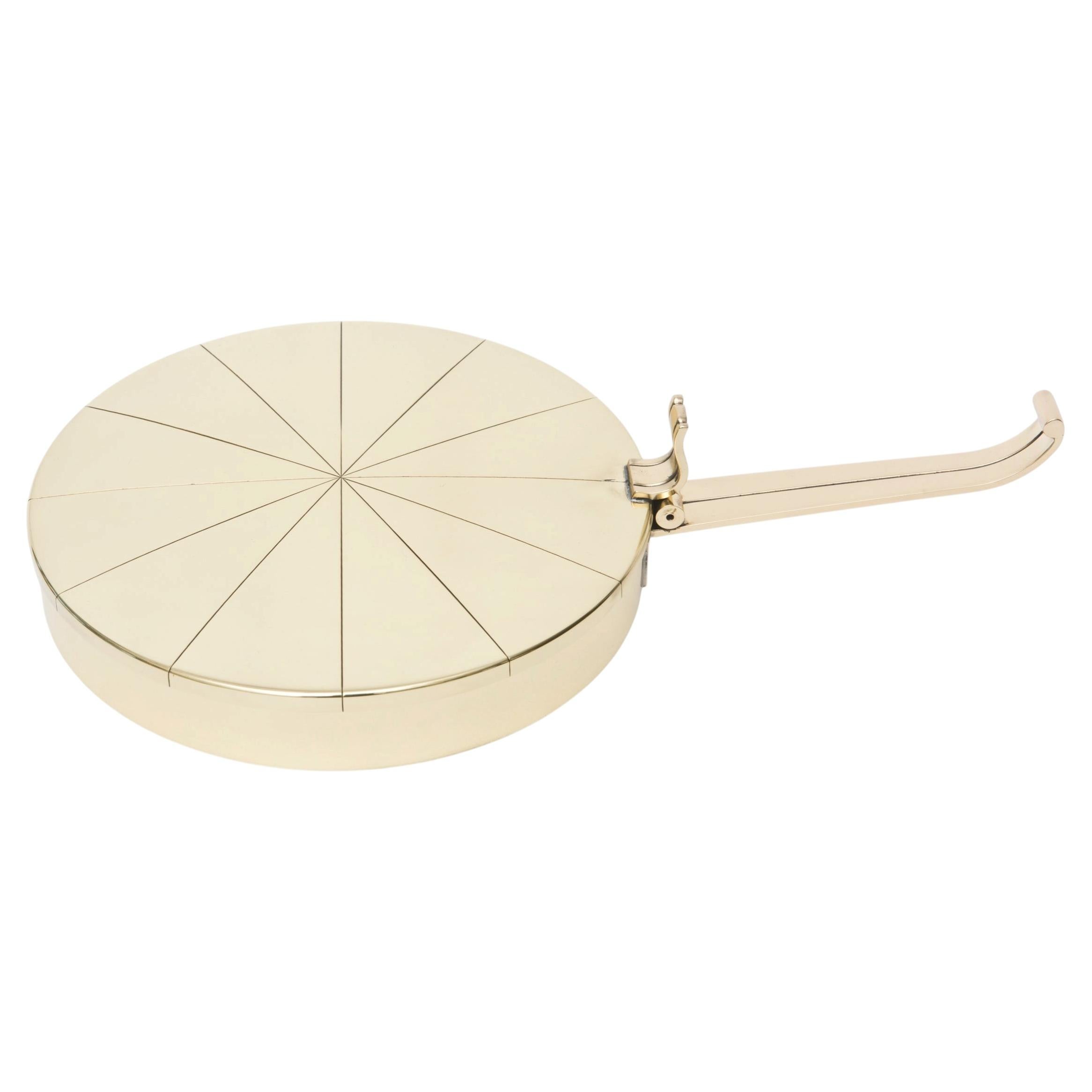 Mid Century Modern 1950's Brass Box By Tommi Parzinger for Dorlyn Silversmiths For Sale