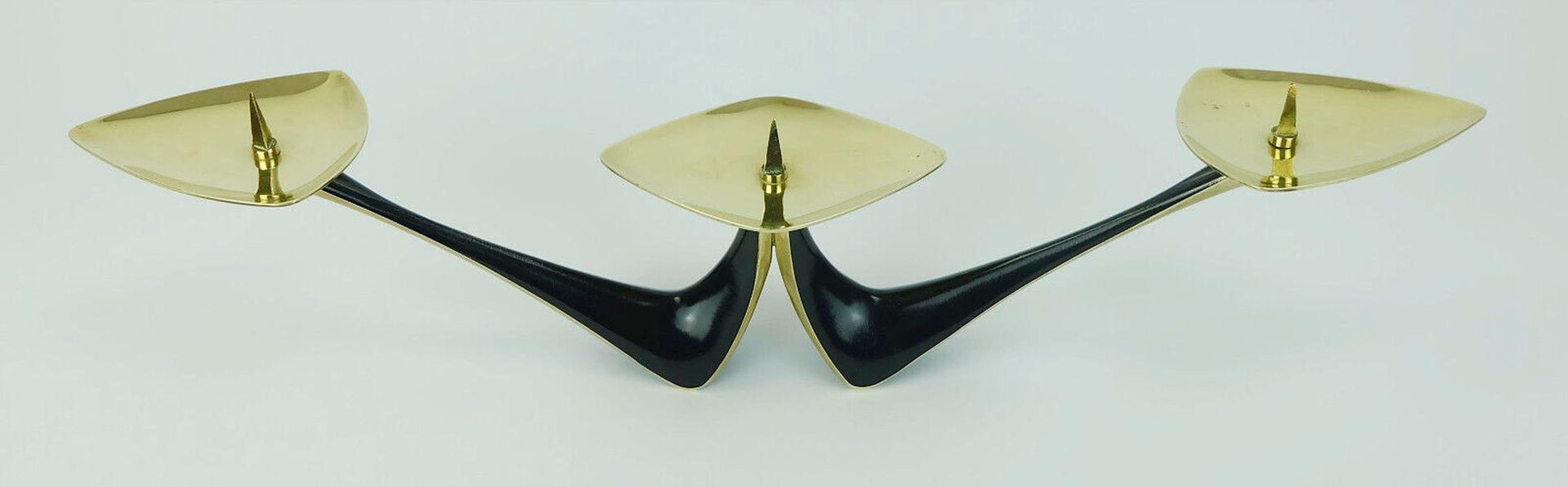 Mid-Century Modern 1950s Candle Holder Klaus Ullrich For Sale 4