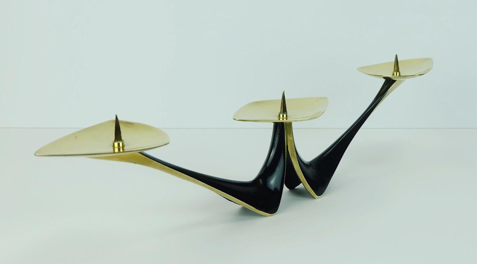 Mid-Century Modern 1950s Candle Holder Klaus Ullrich For Sale 2