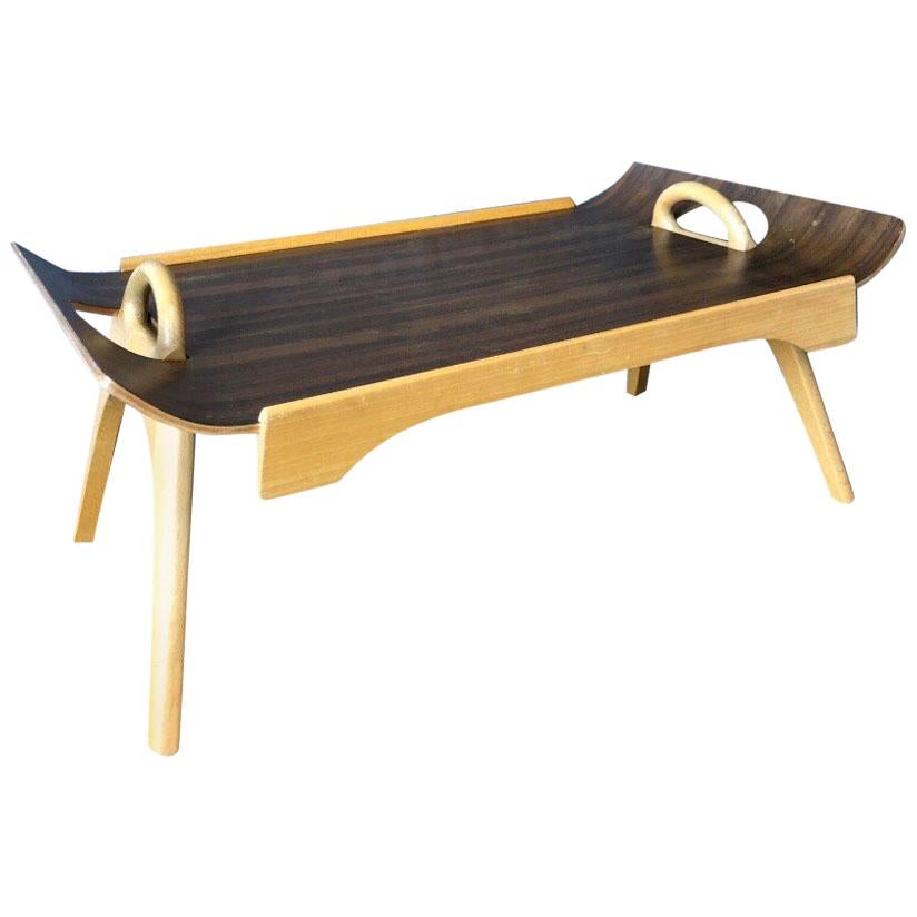 Mid-Century Modern 1950s Centurion Breakfast or Serving Folding Tray by Paragon For Sale