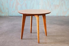 Mid century Modern 1950s Jens Risom Style Birch Table with splay legs