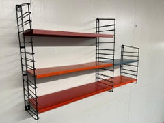 Mid-Century Modern 1960 Retro multicoloured Metal Tomado Shelving library system