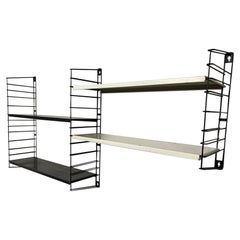 Mid-Century Modern 1960 Retro multicoloured Metal Tomado Shelving library system