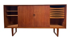 Mid-Century Modern 1960s Bramin Danish Teak Highboard