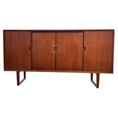 Mid-Century Modern 1960s Bramin Danish Teak Highboard