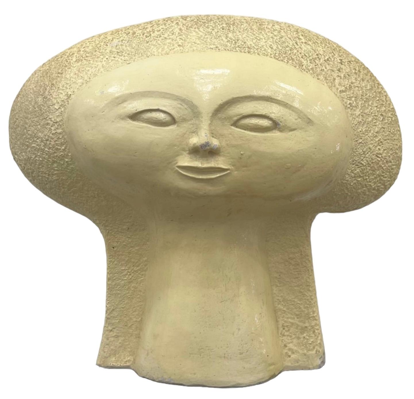 20th Century Mid-Century Modern 1960s Ceramic Bust By Paul Bellardo For Austin (1924-2017) For Sale