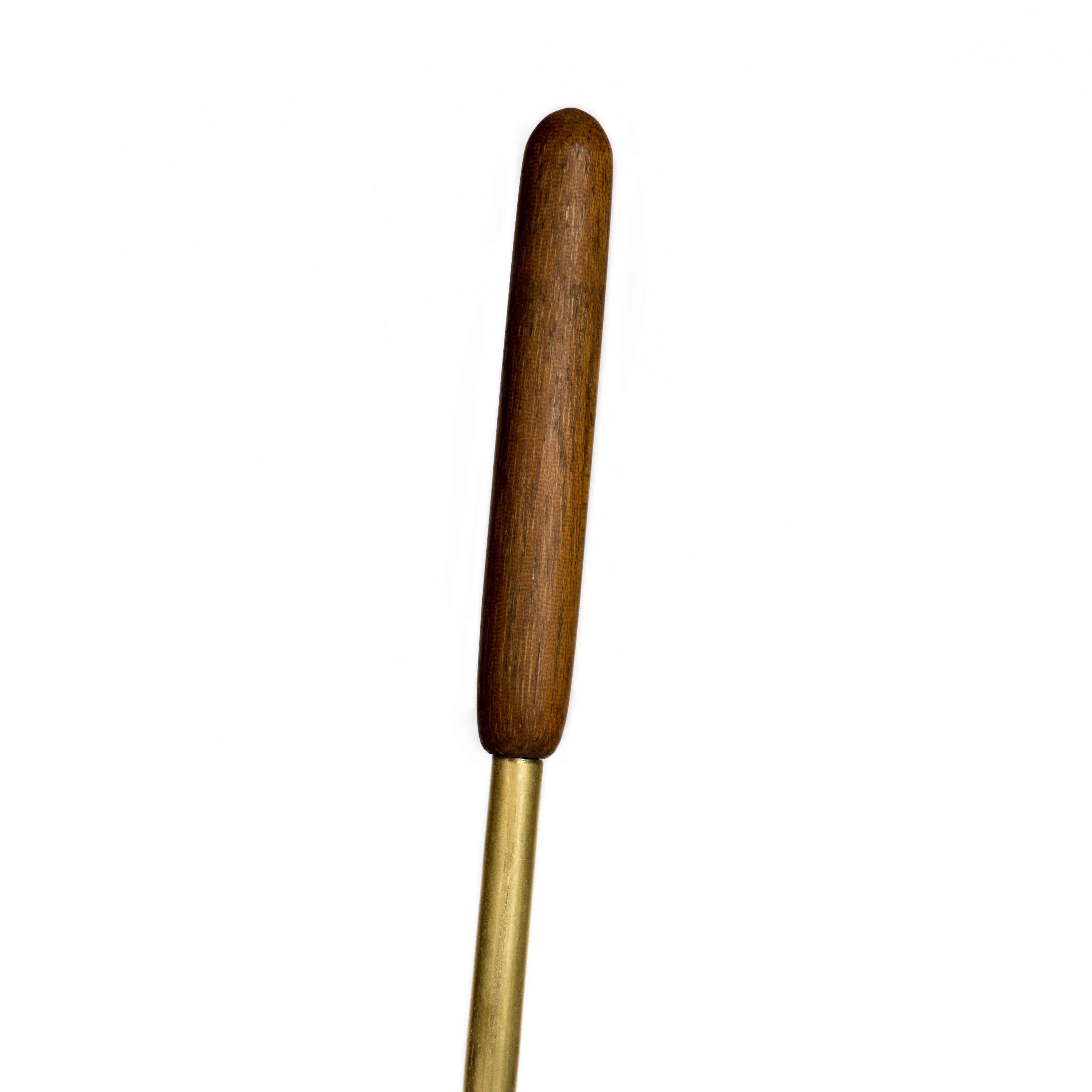 Mid-Century Modern 1960s Cocoon Brass Cattails Vintage Floor Lamp For Sale 5
