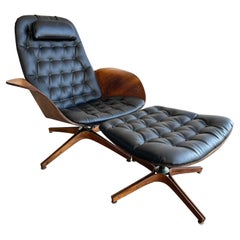 Mid Century Modern 1960s Plycraft George Mulhauser Mr. Chaise et Ottoman