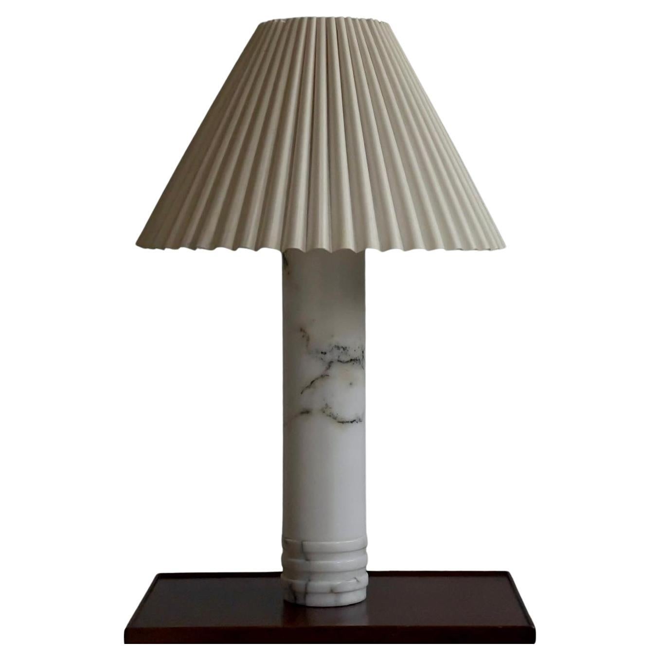 Mid-Century Modern 1960s Table Lamp in Solid Marble from Bergboms Sweden B-10 For Sale 3