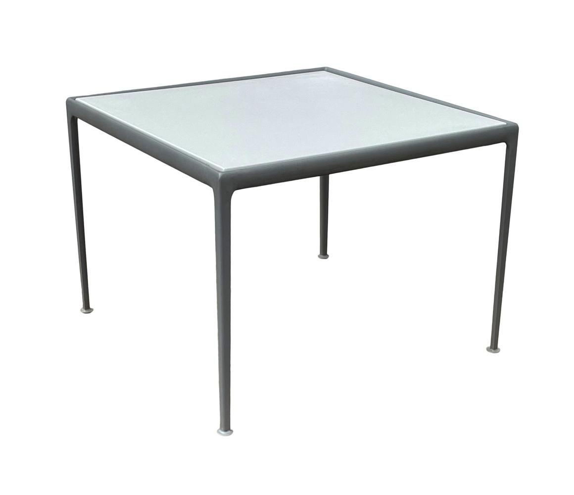 American Mid-Century Modern 1966 Richard Schultz for Knoll Square Patio Dining Table For Sale