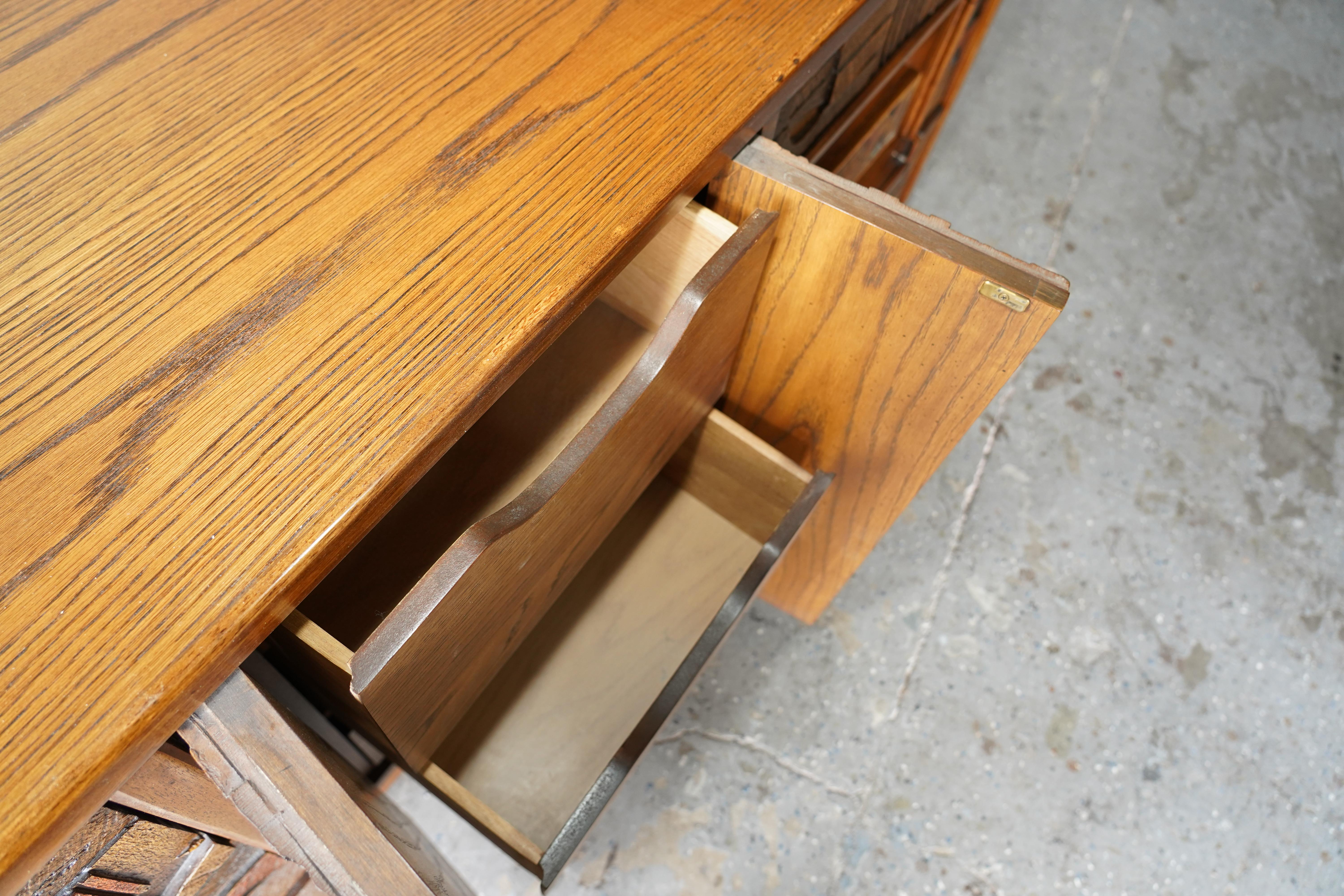 Mid Century Modern 1970s Lane Brutalist Dresser / Credenza - Pueblo Line 1