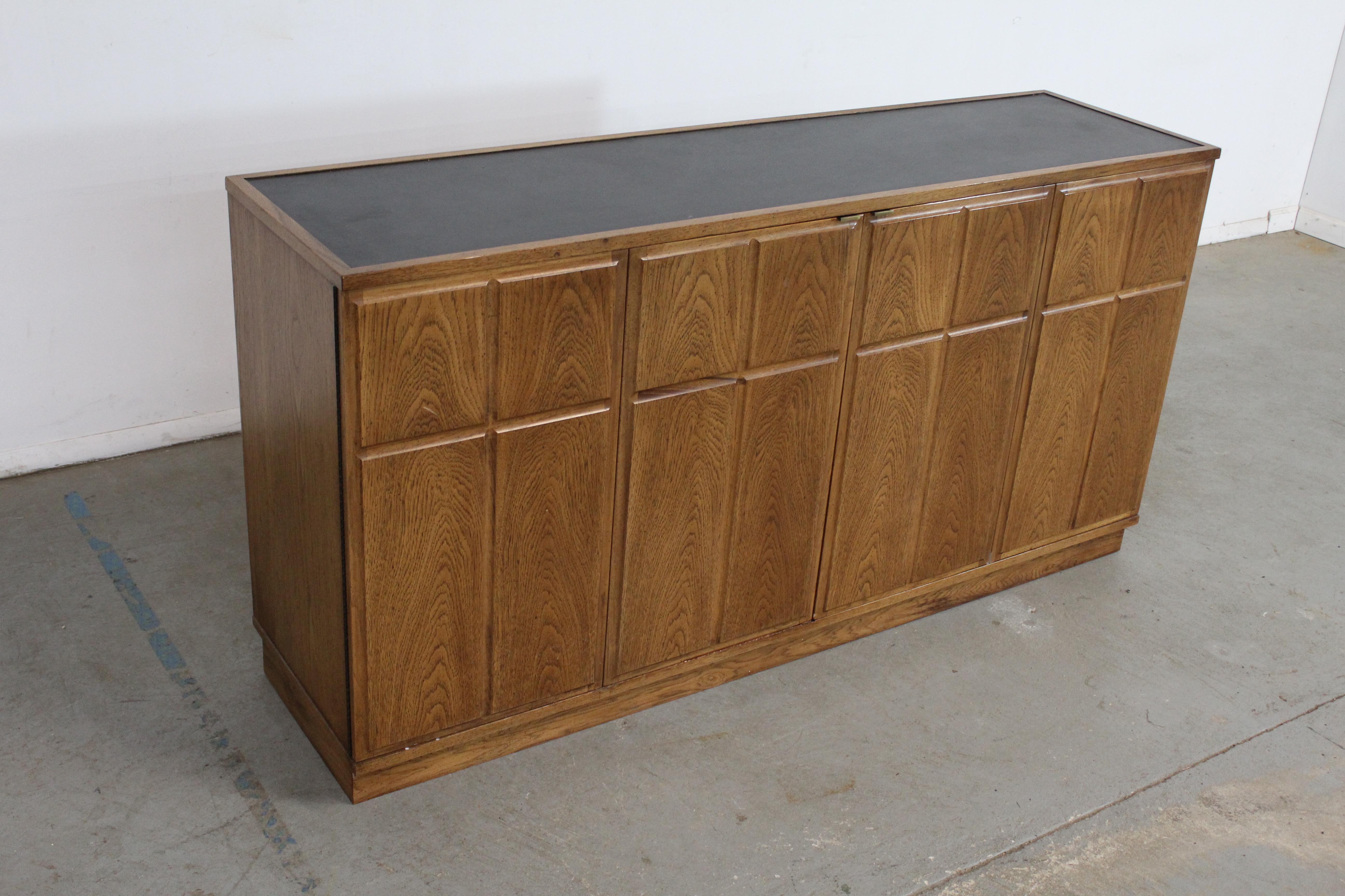 Mid-Century Modern 2 Door Credenza/Sideboard by Founders In Good Condition In Wilmington, DE