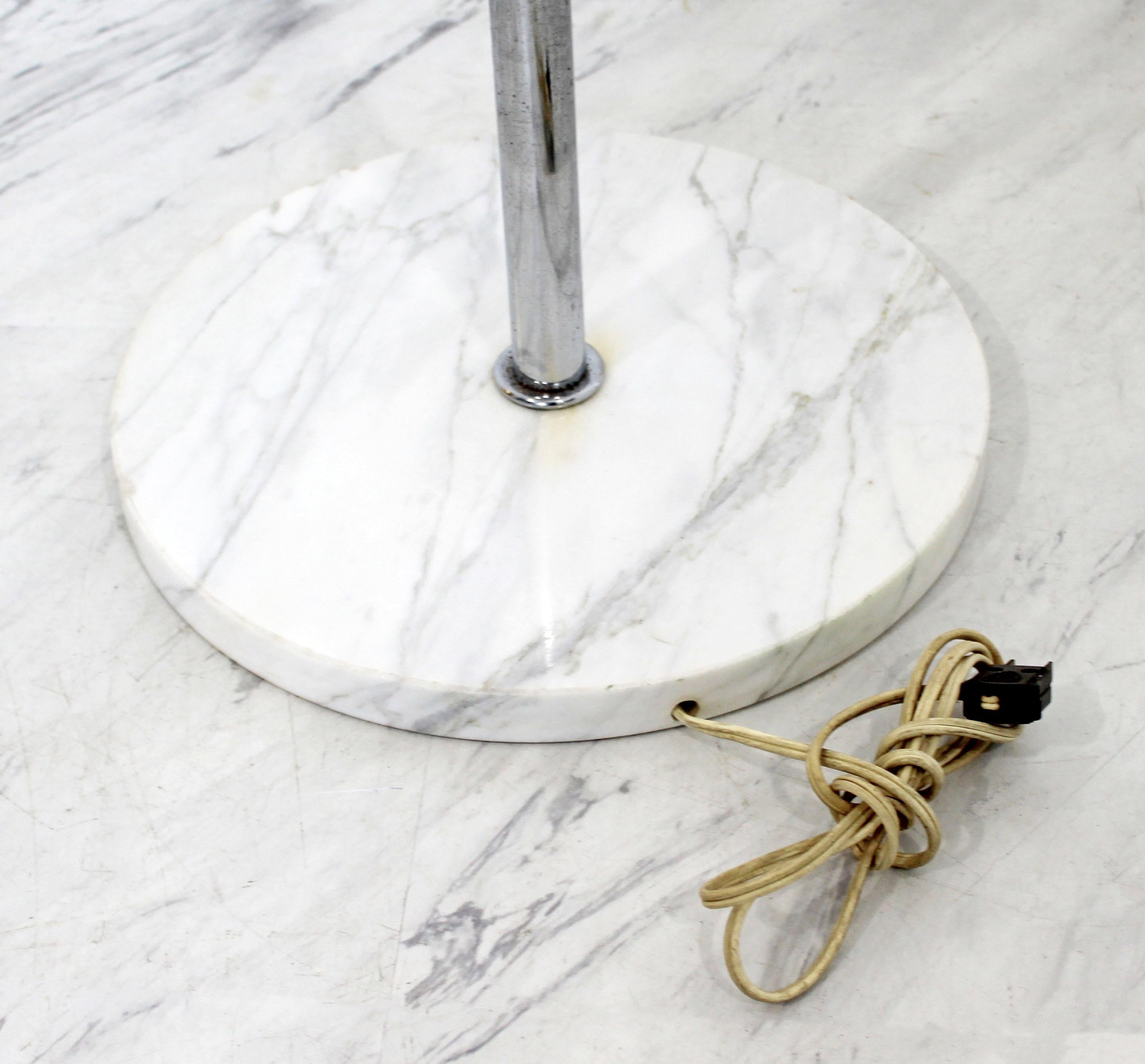 Mid-20th Century Mid-Century Modern 2 Headed Cone Marble Floor Lamp Italian, 1960s Arteluce Style