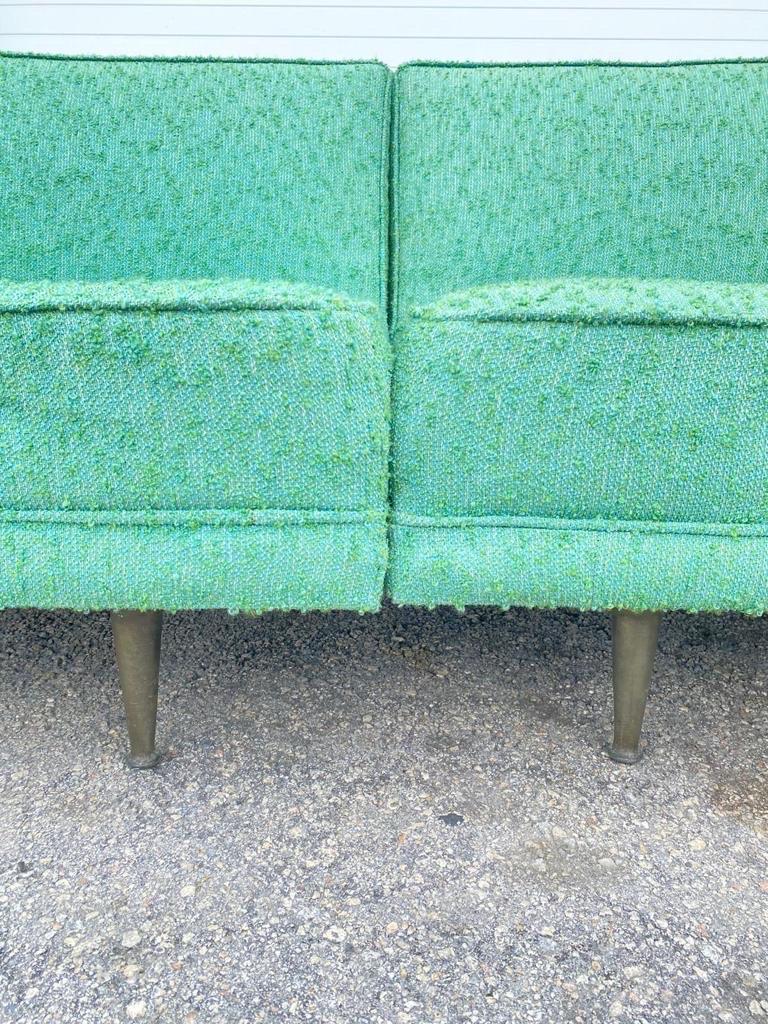 MidCentury Modern 2Piece Sectional Sofa For Sale at 1stDibs