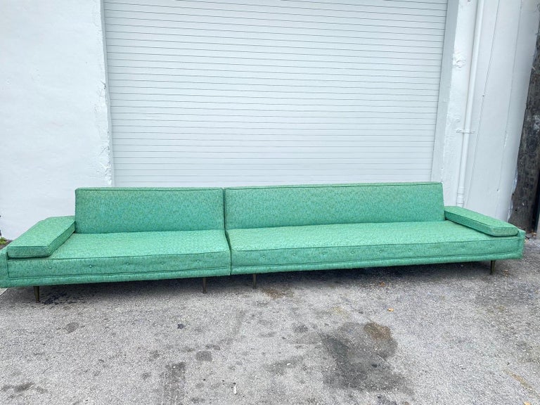 MidCentury Modern 2Piece Sectional Sofa For Sale at 1stDibs