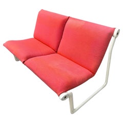 Mid Century Modern 2 Seat Sofa by Bruce Hannah and Andrew Morrison for Knoll 
