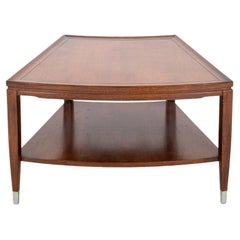 Vintage Mid-Century Modern 2 Tiered Wooden Side Table