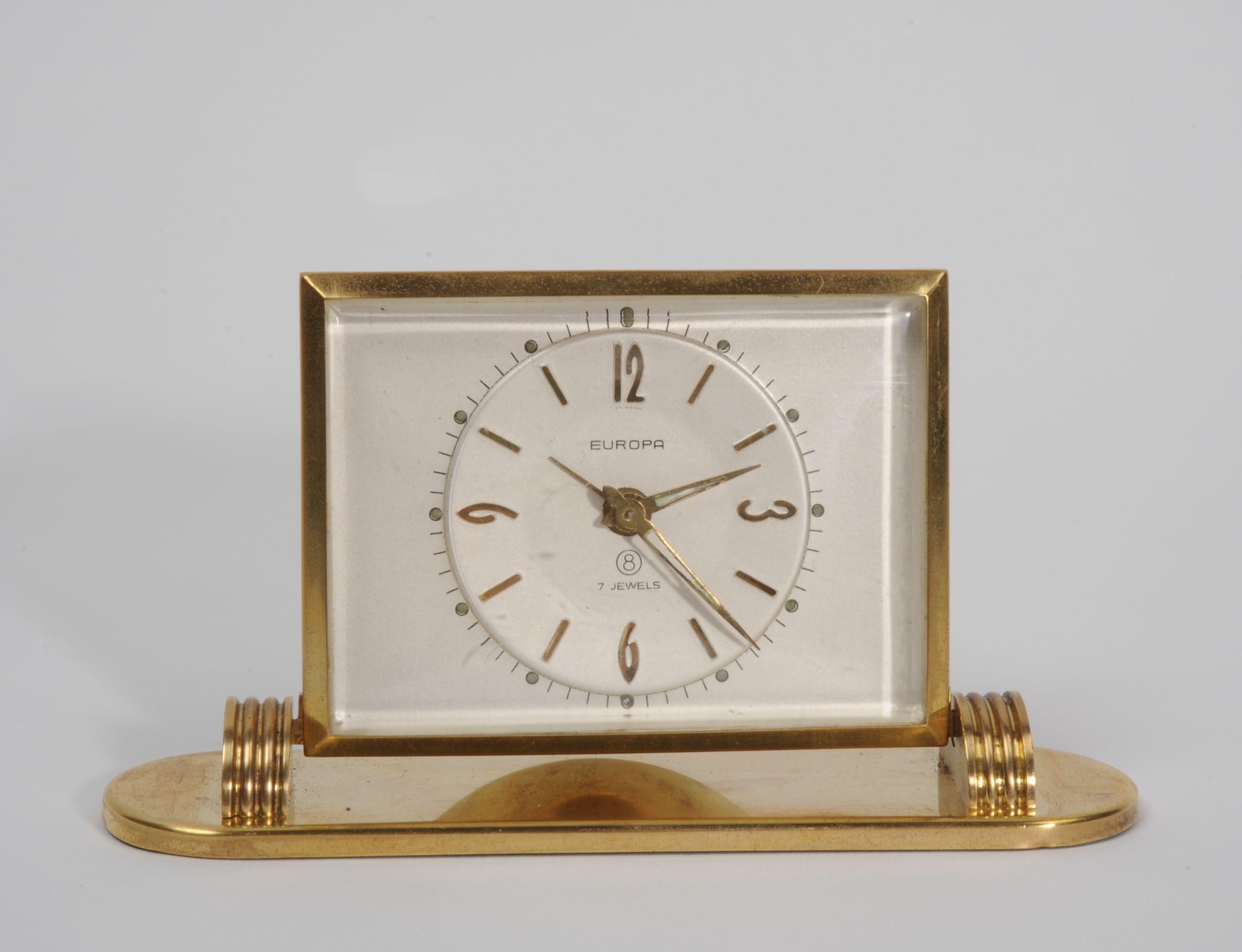 mid century modern desk clock
