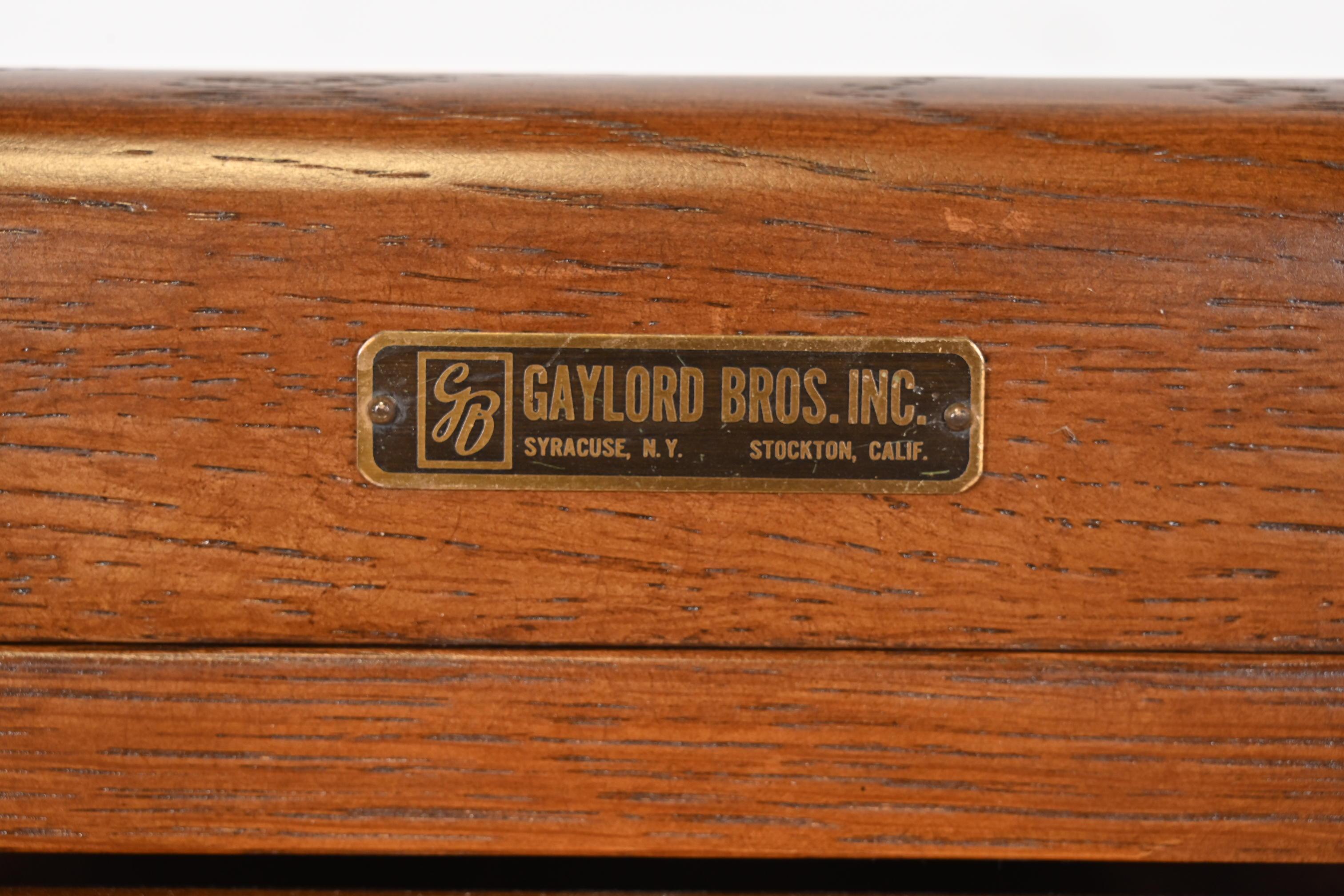 Mid-Century Modern 25-Drawer Oak Library Card Catalog, Newly Refinished 5