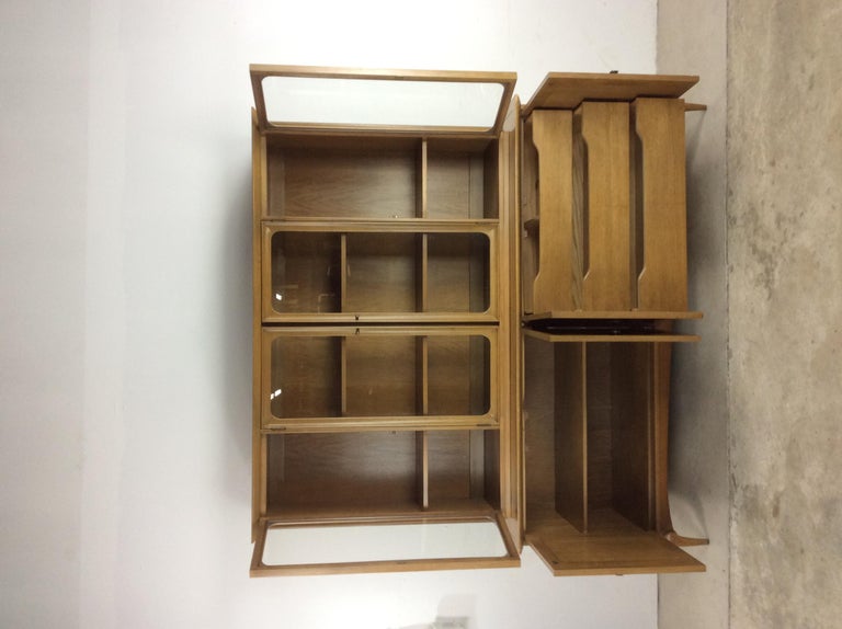 MidCentury Modern 2Pc Burlwood China For Sale at 1stDibs