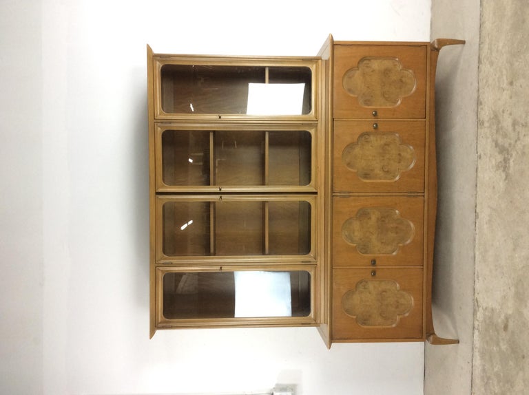 MidCentury Modern 2Pc Burlwood China For Sale at 1stDibs