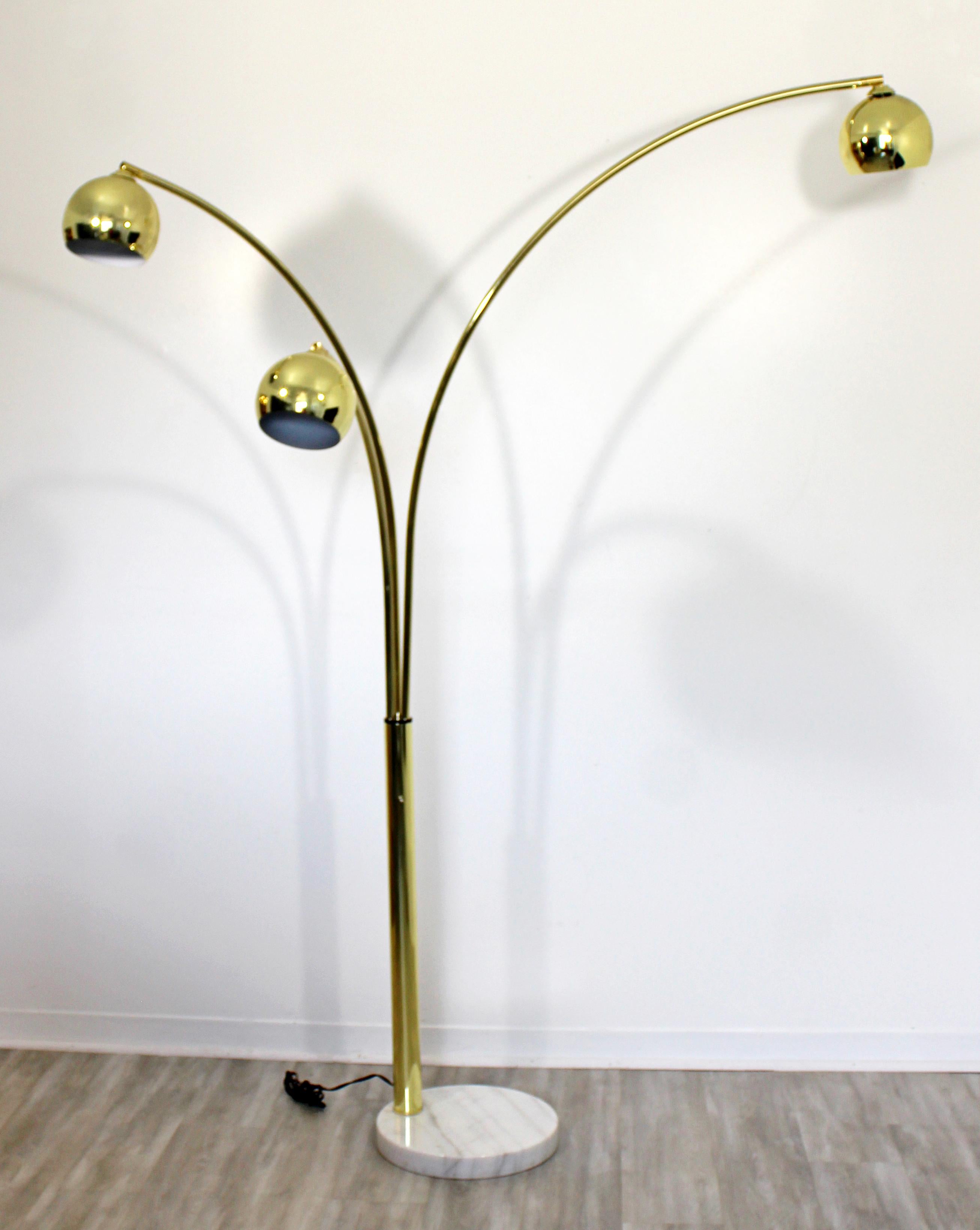 mid century arc lamp