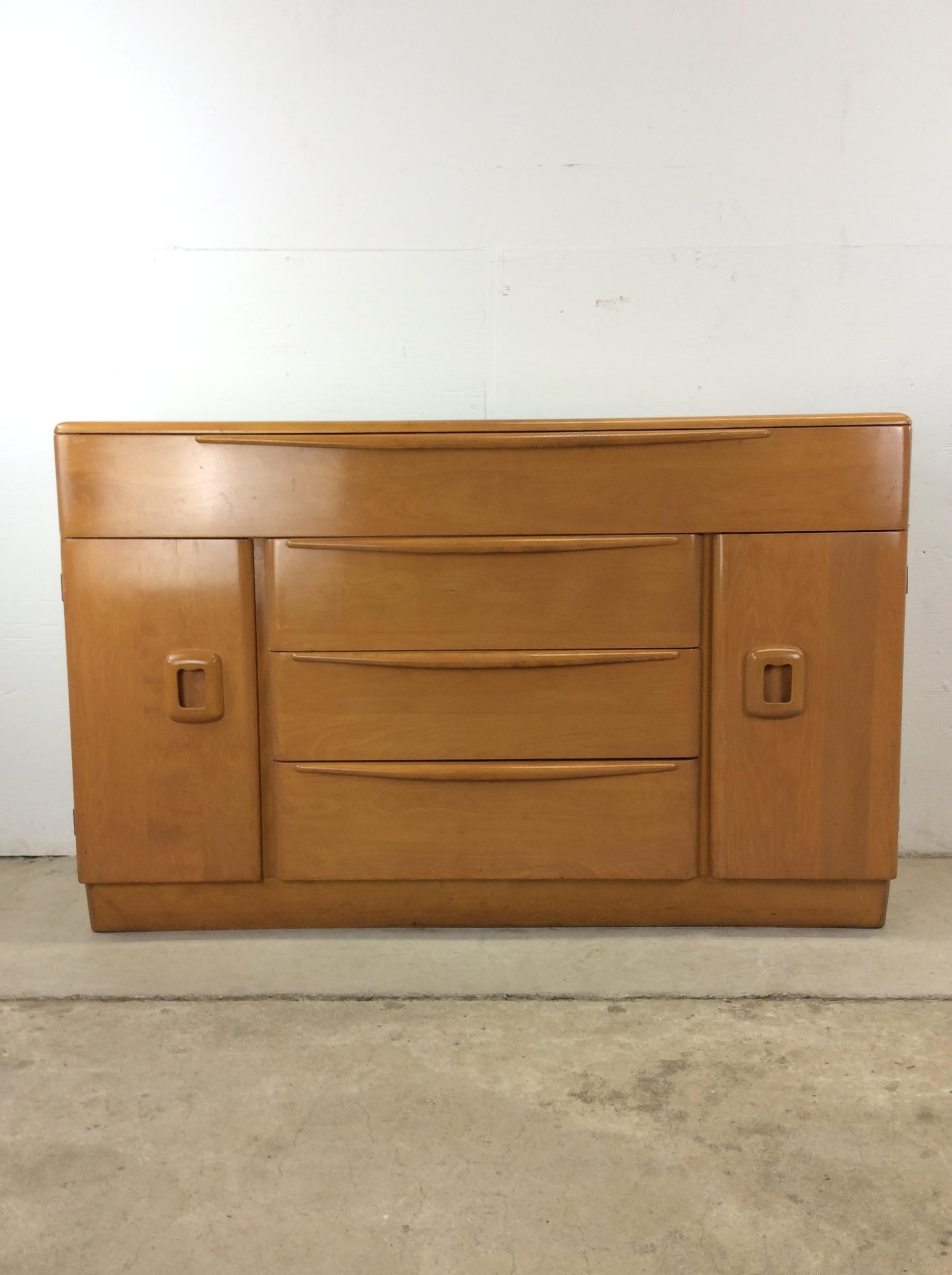 Mid-Century Modern Mid Century Modern 3 Drawer Credenza by Heywood Wakefiled For Sale