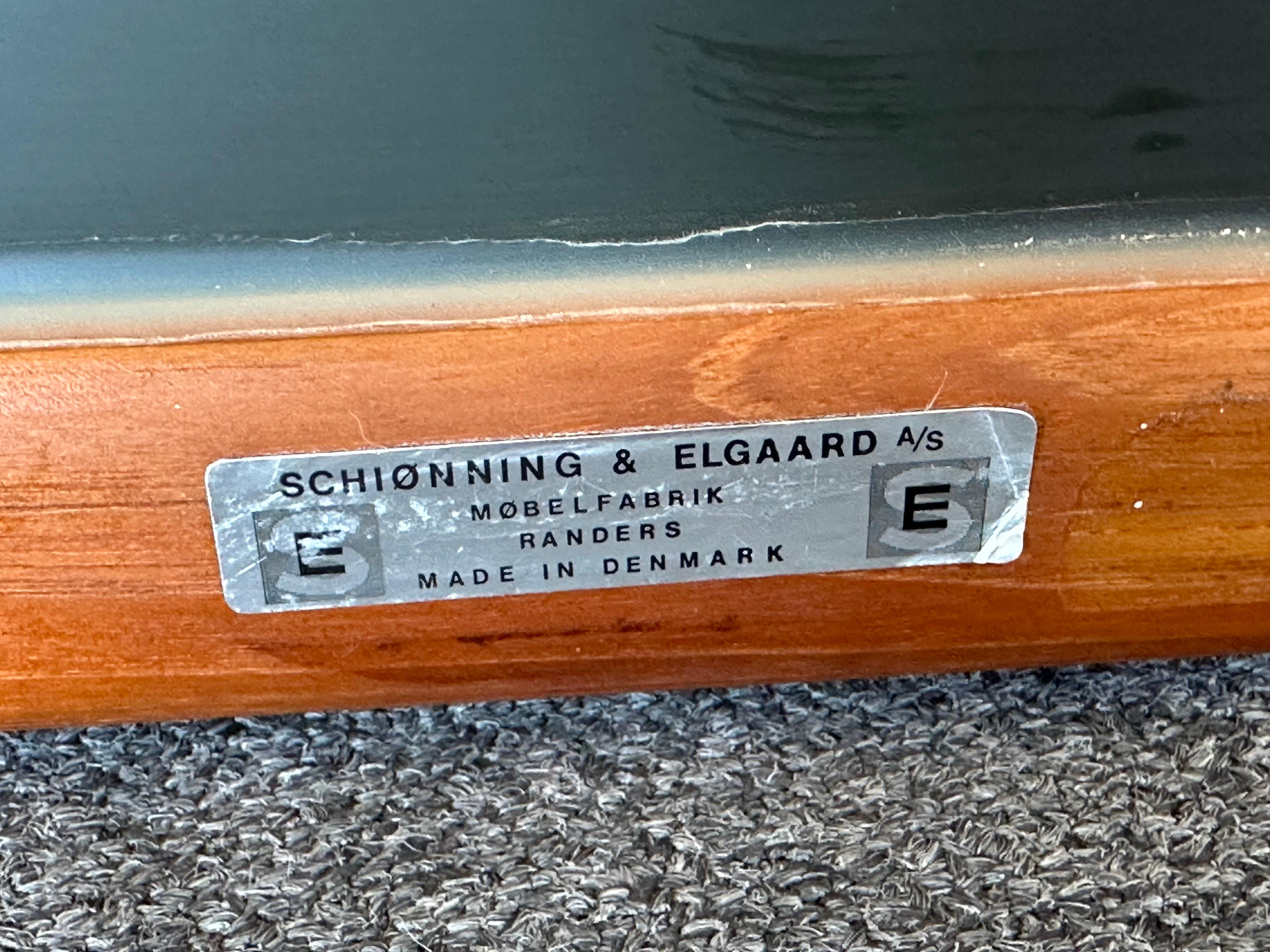 Mid-Century Modern 3 Piece Movable Teak Wall Mirror from Schionning & Elgaard For Sale 5
