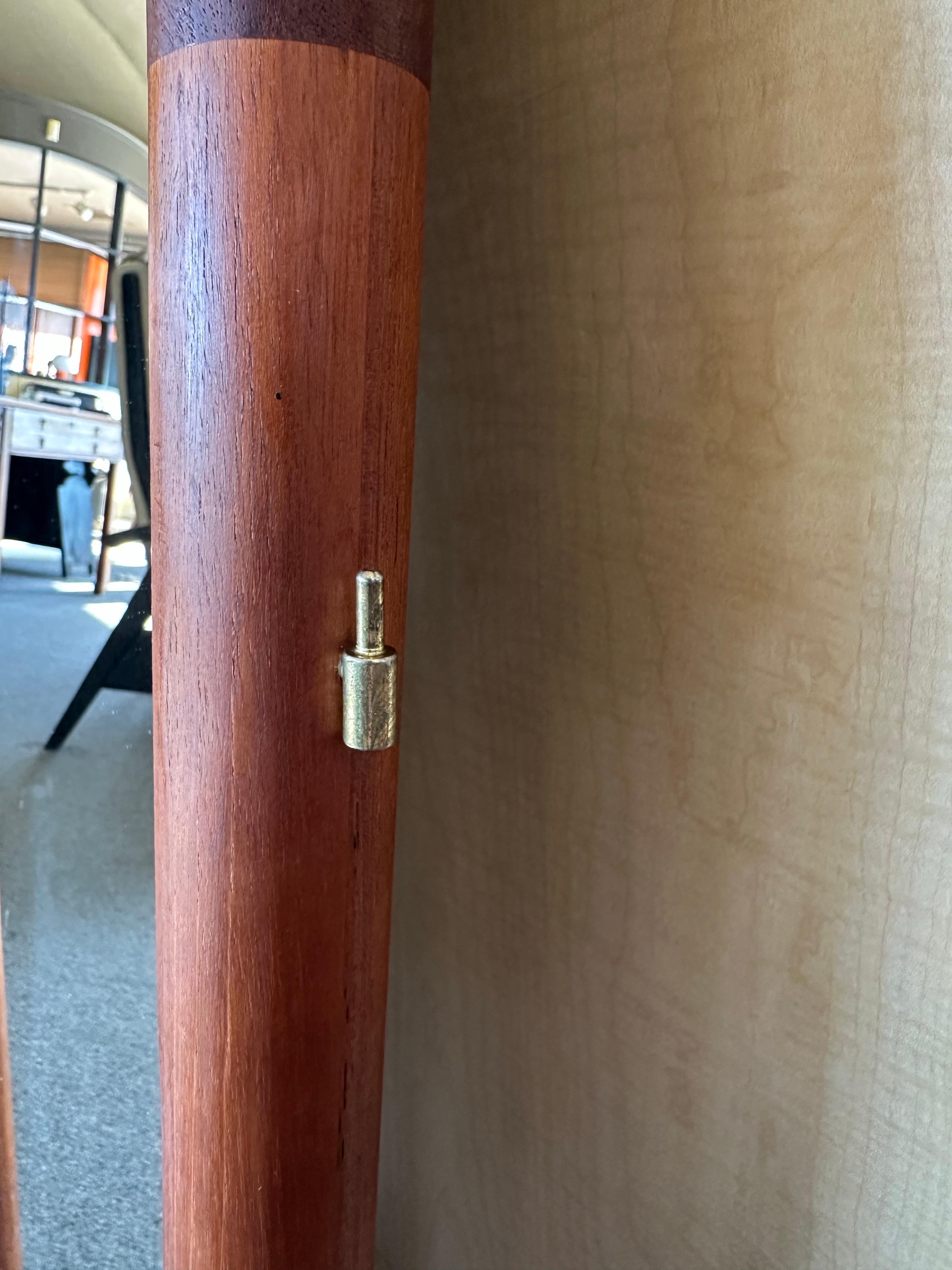 Mid-Century Modern 3 Piece Movable Teak Wall Mirror from Schionning & Elgaard For Sale 7