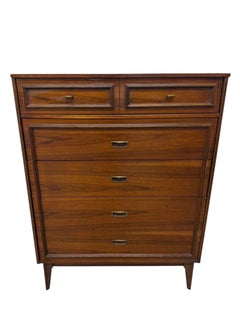 Mid-Century Modern 3-Piece Walnut Bedroom Set