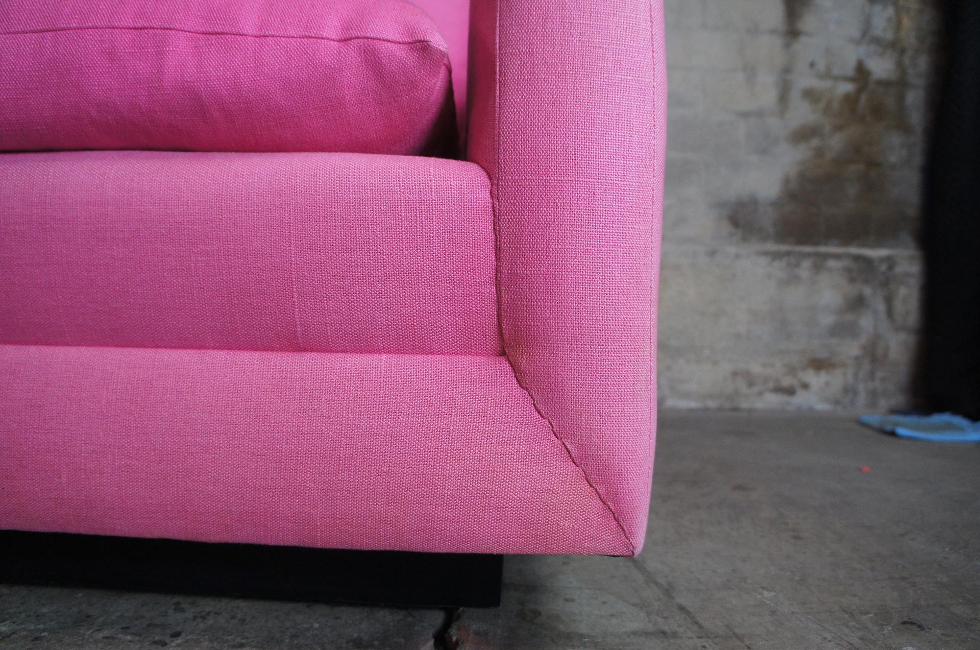 bright pink sofa bed