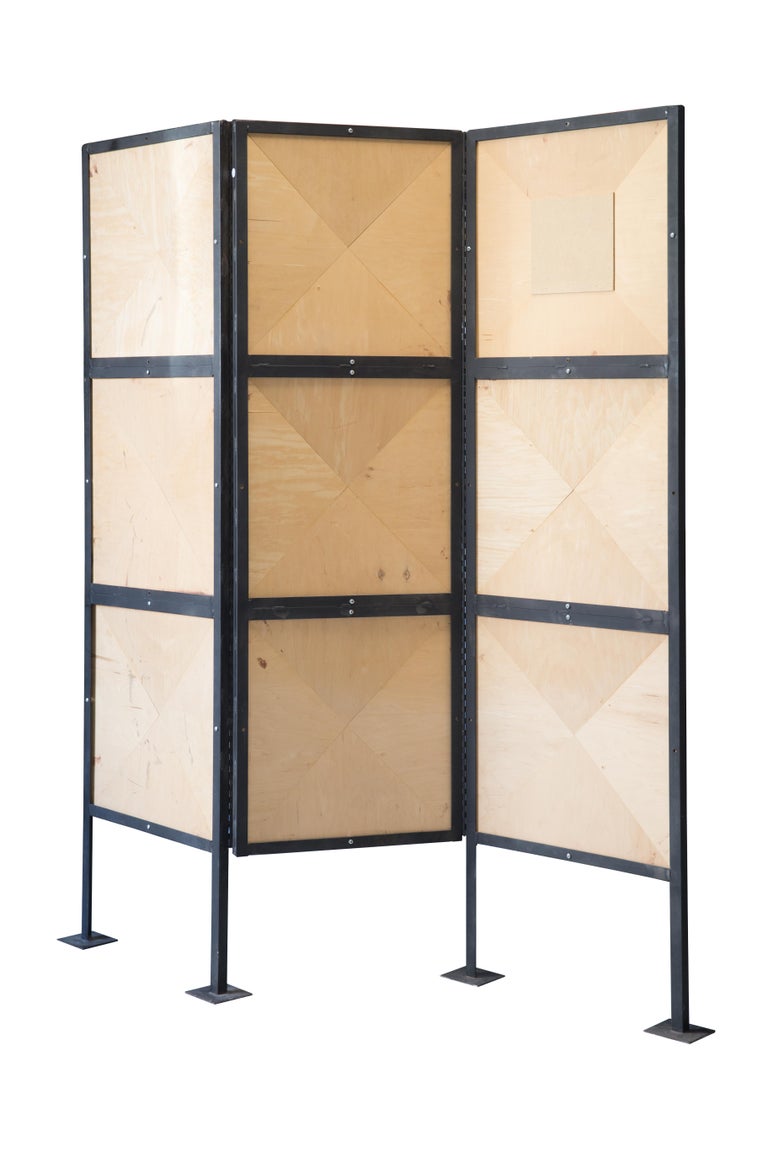 Mid-Century Modern 3 Section Room Divider/Screen with ...