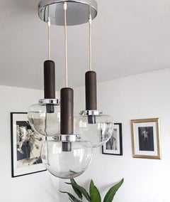 Mid Century Modern 3-Tier Cascade Chandelier by Sijaj Hrastnik, Yugoslavia 1960s